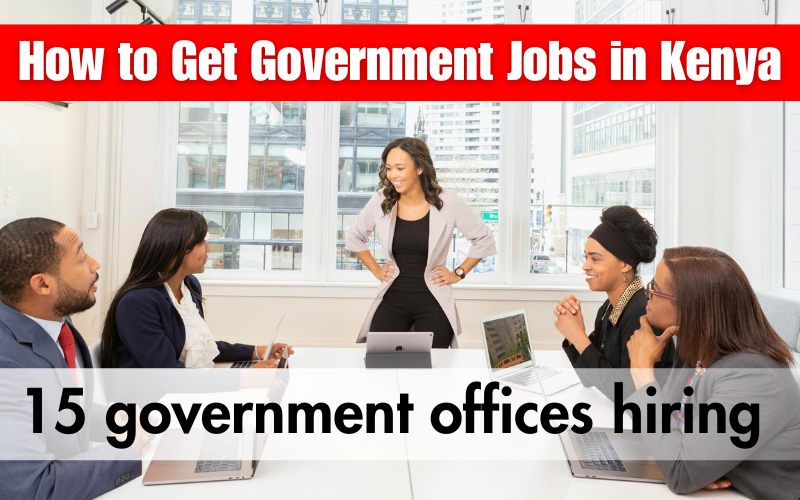 How to Get Government Jobs in Kenya - 15 Government Offices to Apply to